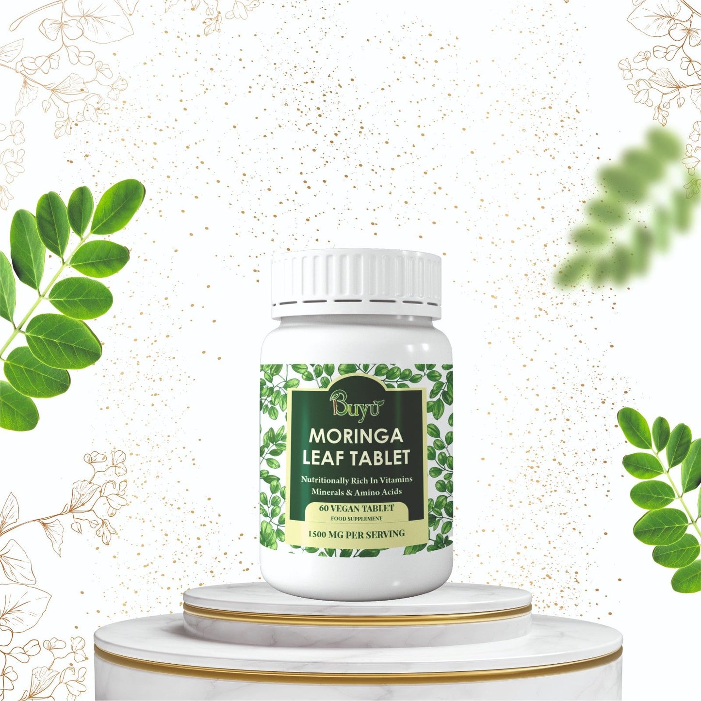 Moringa Leaf Tablets (60 Tablets)