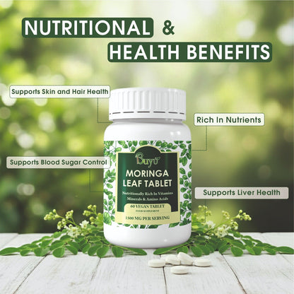 Moringa Leaf Tablets (60 Tablets)