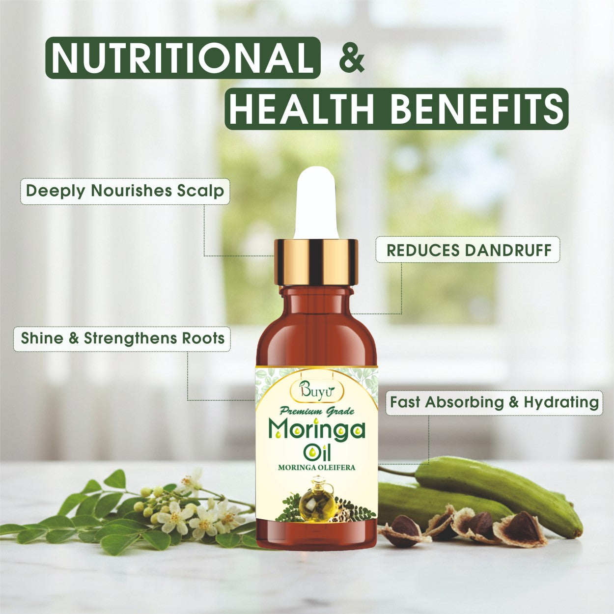 Moringa Seed Oil (30 ML)