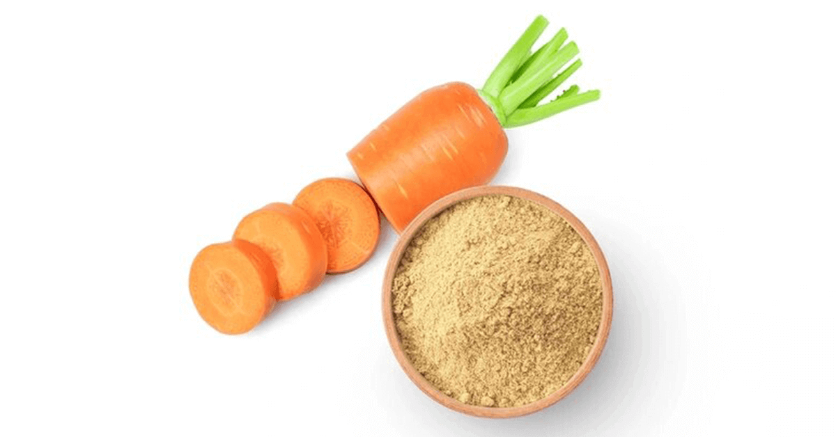 Carrot Powder for Glowing Skin