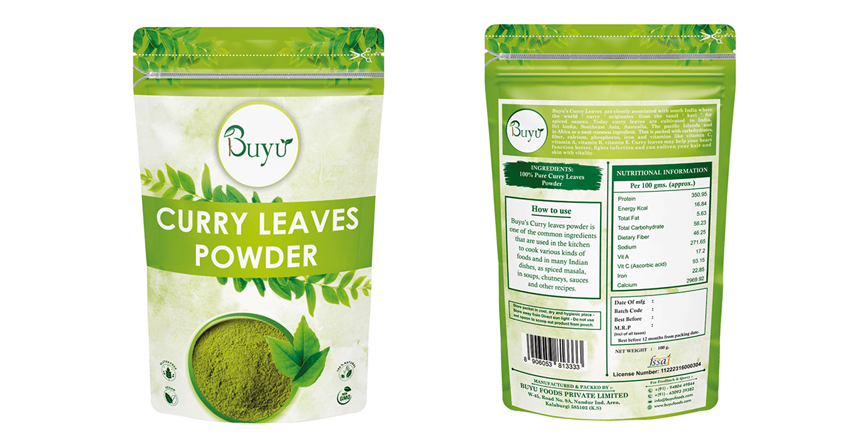 Dehydrated Curry Leaves/Powder