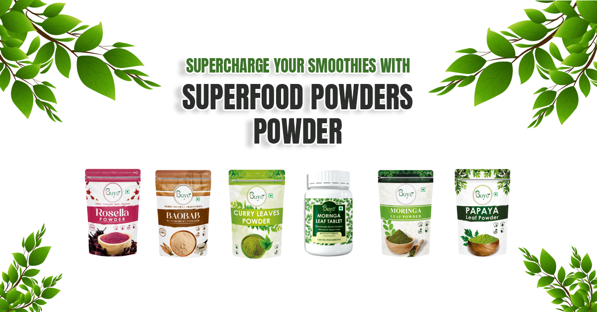 Supercharge Your Smoothies with Superfood Powders
